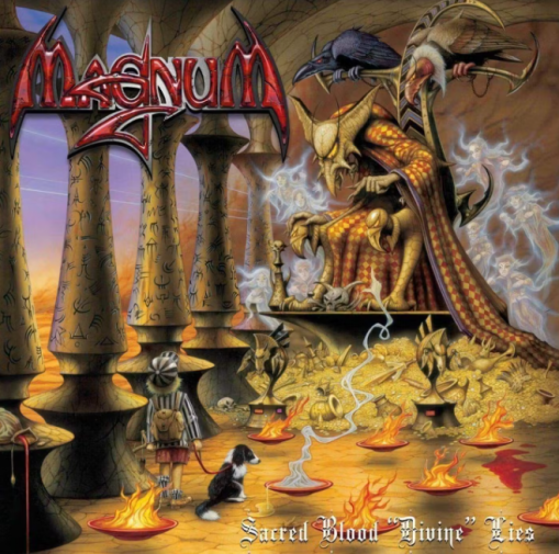 Okładka Magnum - Sacred Blood Divine Lies LP RED