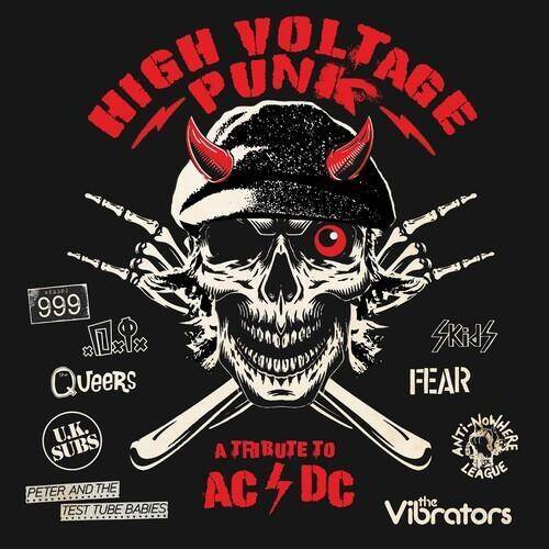 Okładka V/A - High Voltage Punk - A Tribute To AC/DC LP SPLATTER
