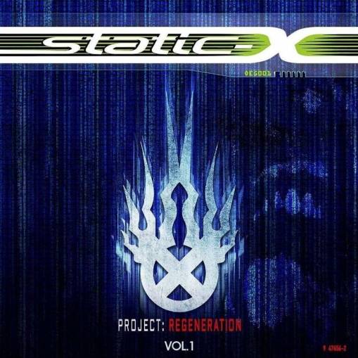 Okładka Static-X - Project Regeneration Volume 1 LP BLUE GREEN