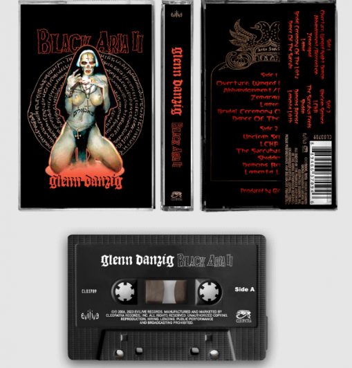 Okładka Glenn Danzig - Black Aria II CASSETTE