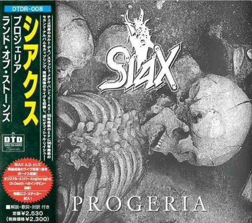 Okładka Siax - Progeria/Land of Stones (JAPAN OBI)